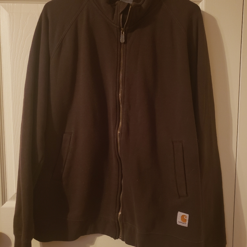 Mens Carharrt zip up sweatshirt